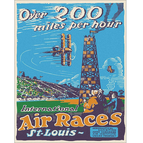 St. Louis Air Races Tin Sign