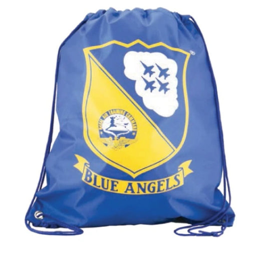In-Air Blue Angel Draw String Backpack