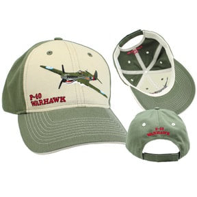 Load image into Gallery viewer, P-40 Warhawk Embroidered Hat
