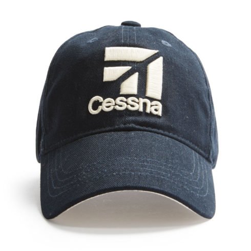 Load image into Gallery viewer, Red Canoe Cessna 3D Logo Cap - Navy
