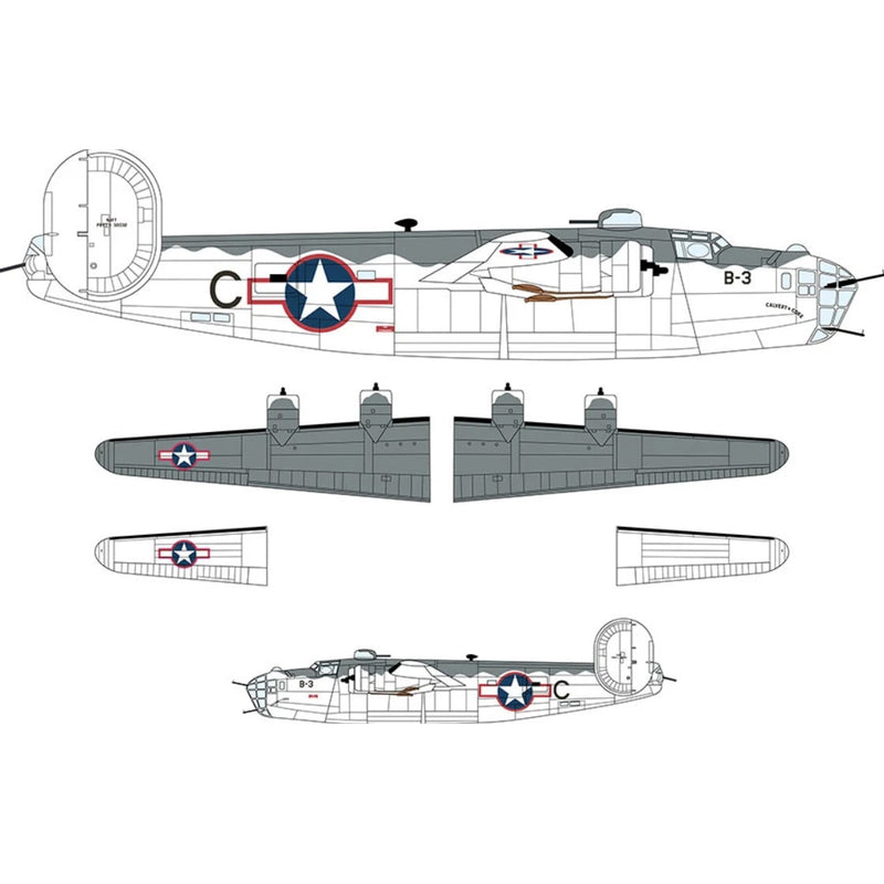 Load image into Gallery viewer, PB4Y-1 USN &quot;Calvert &amp; Coke&quot; 1/144 Scale Model w/2 Options

