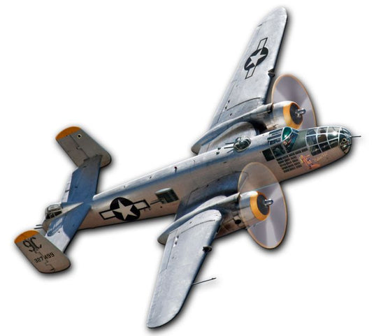 B-25 Mitchell Bomber Cut-Out Metal Sign - LG684