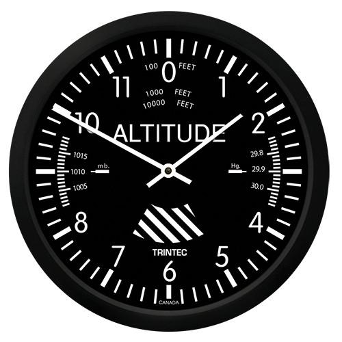 10" Classic Altimeter Round Clock