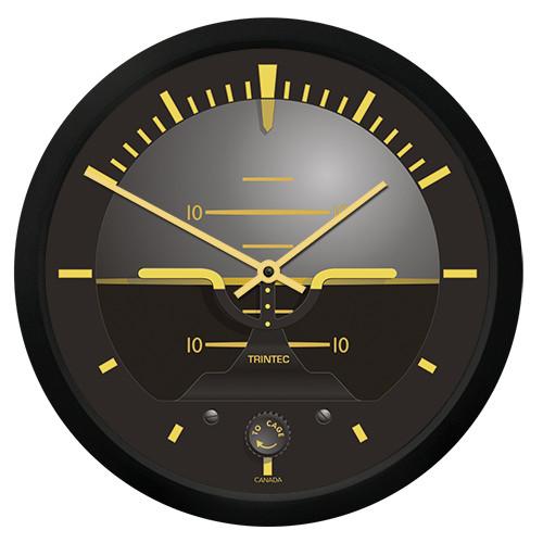 10" Vintage Artificial Horizon Round Clock