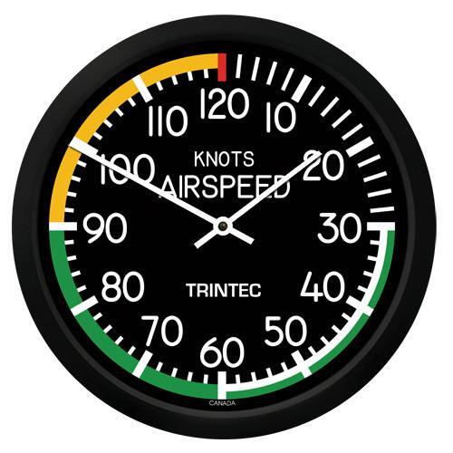 10" Modern Airspeed Round Clock