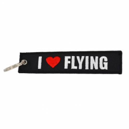 I Love Flying Keychain