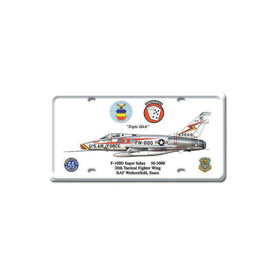 F-100D Super Sabre License Plate - DP023