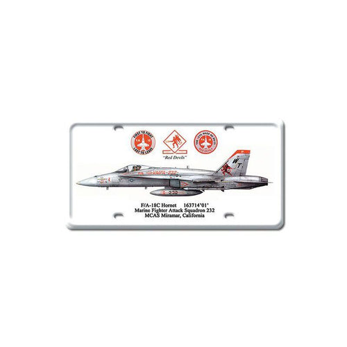 FA-18C Hornet License Plate - DP011
